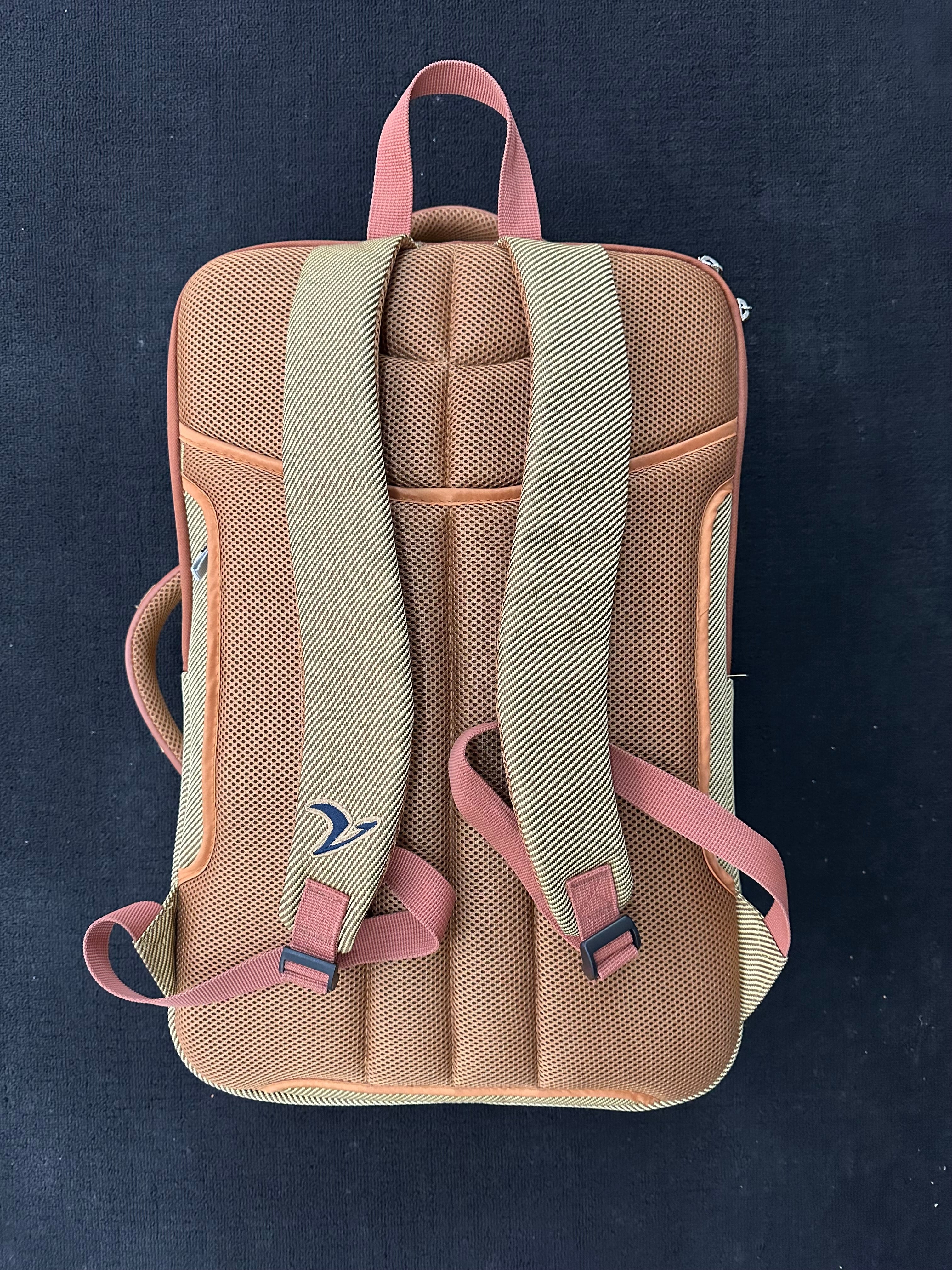 Yellow Tweed Backpack