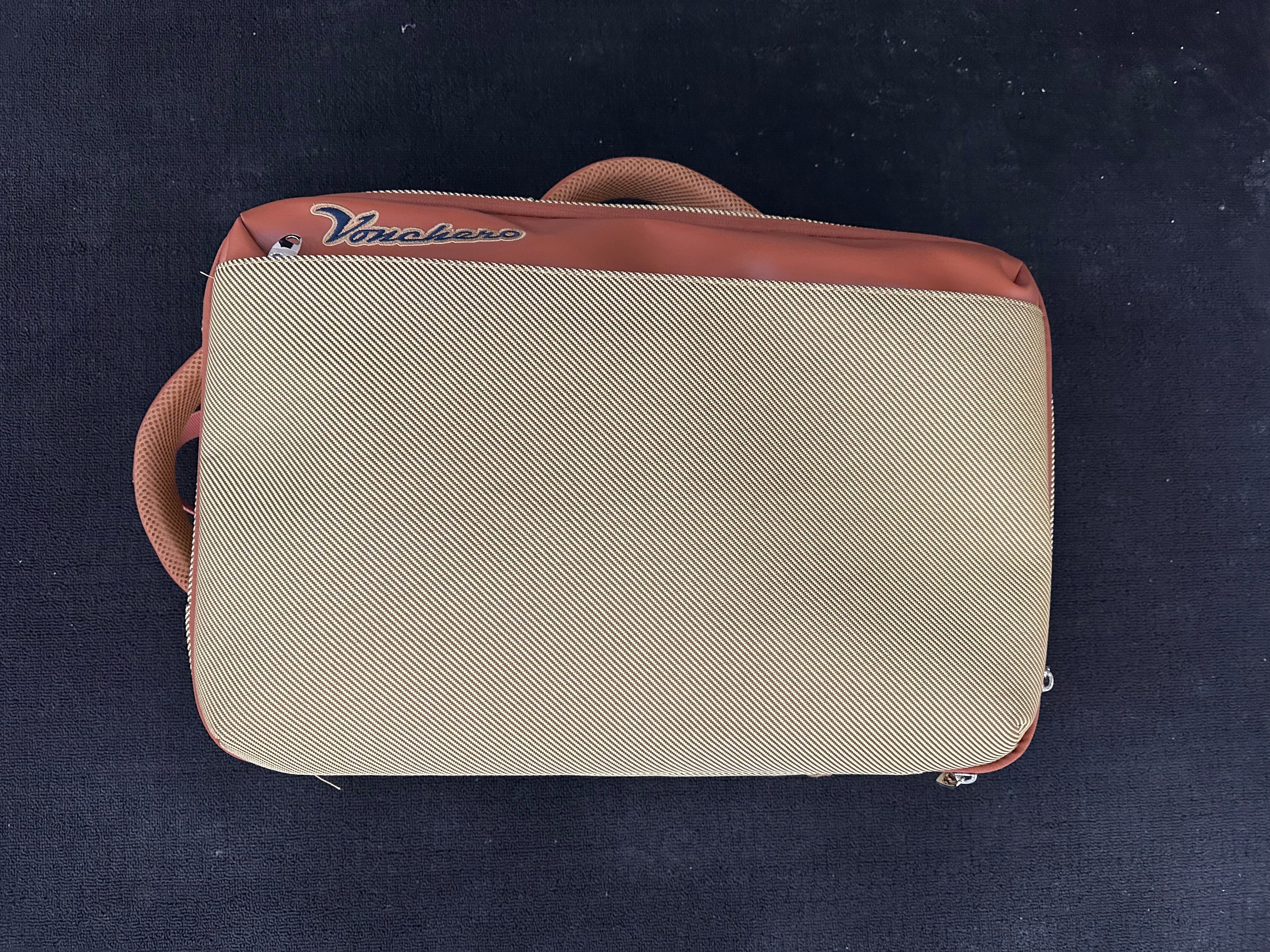 Yellow Tweed Backpack