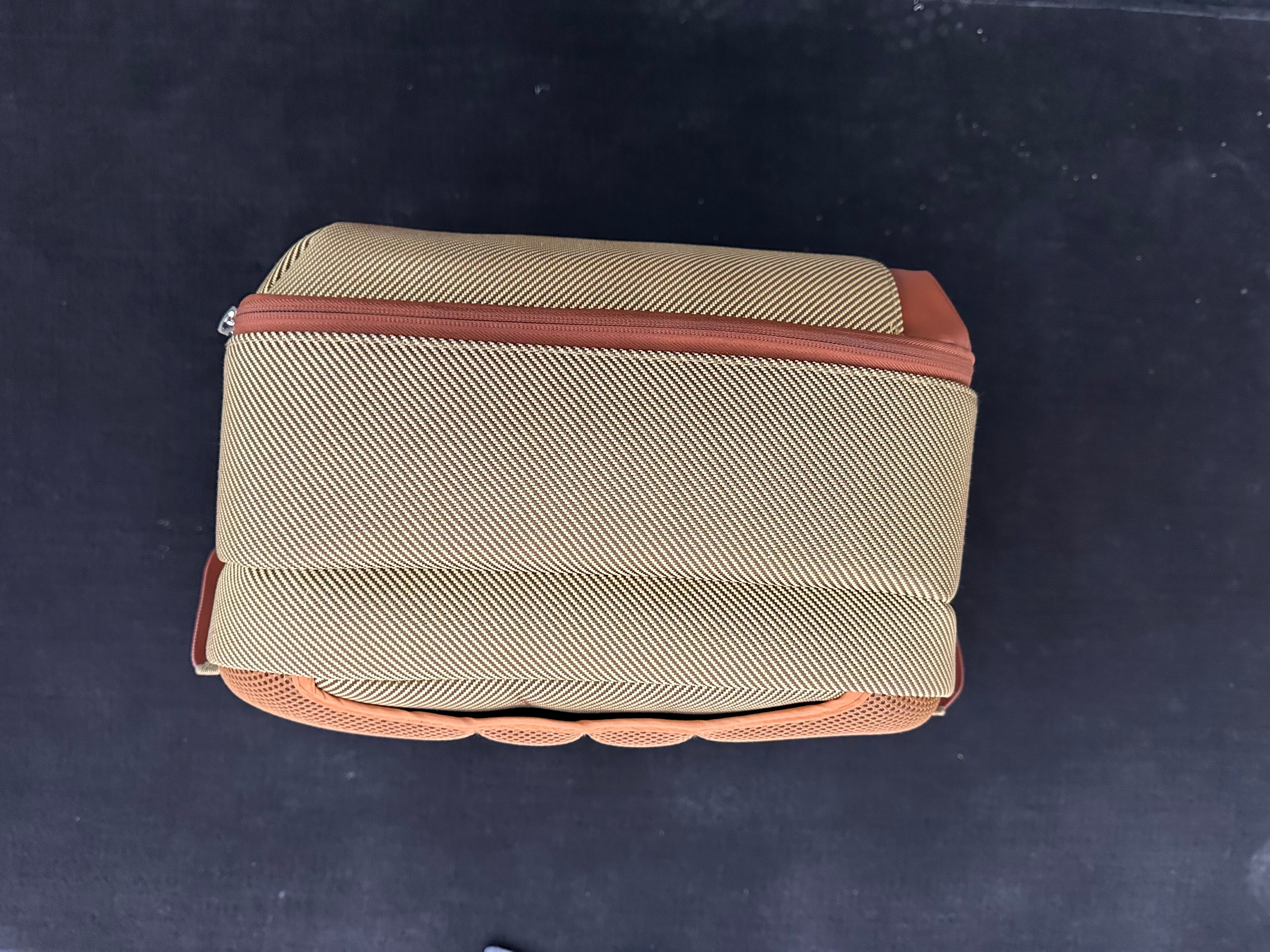 Yellow Tweed Backpack