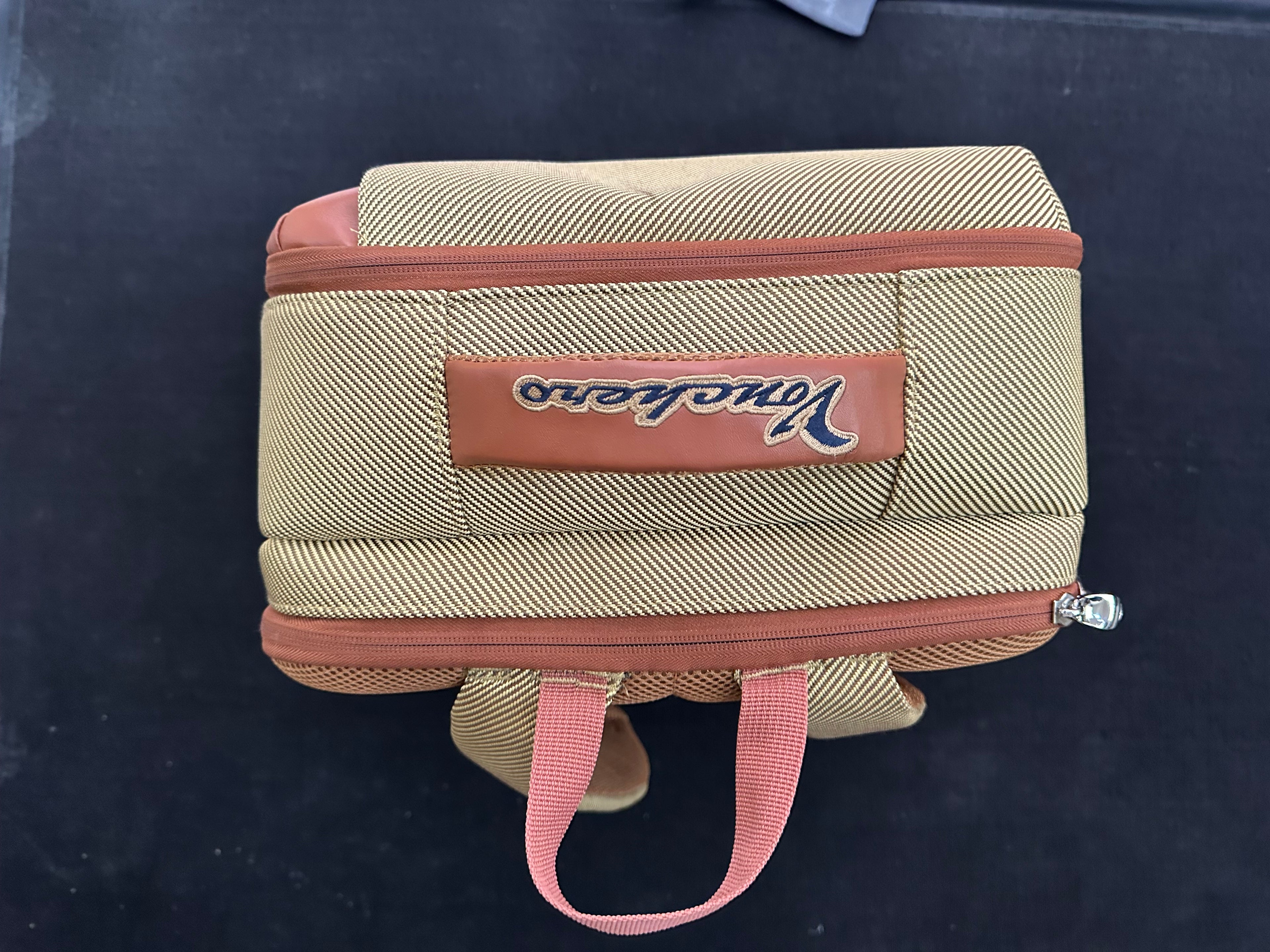 Yellow Tweed Backpack